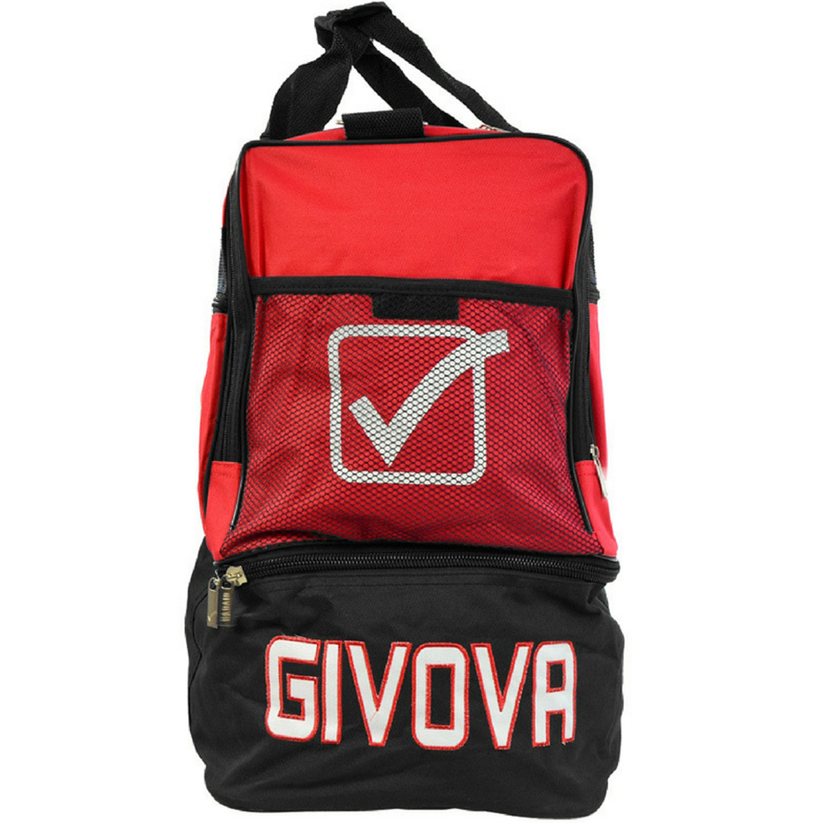 Torba Givova Medium czerwono-czarna - obrazek 3