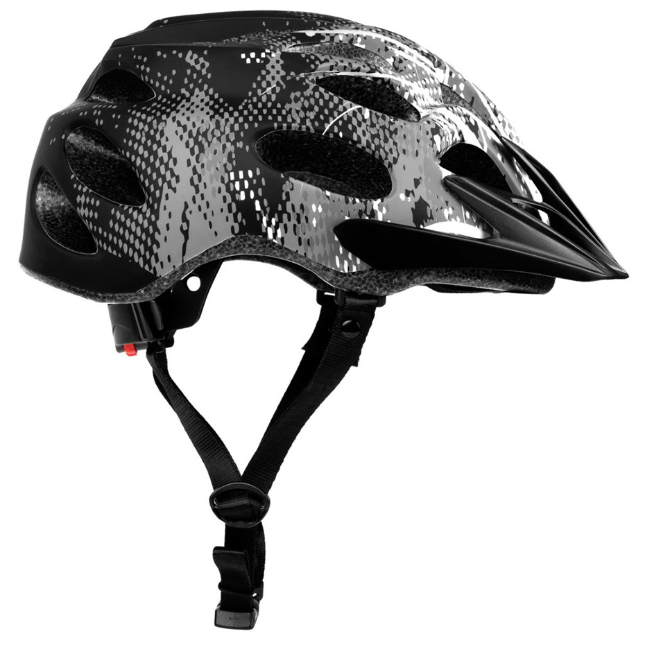 Kask rowerowy Spokey Checkpoint 58-61 cm szaro-czarny 926891 - obrazek 3