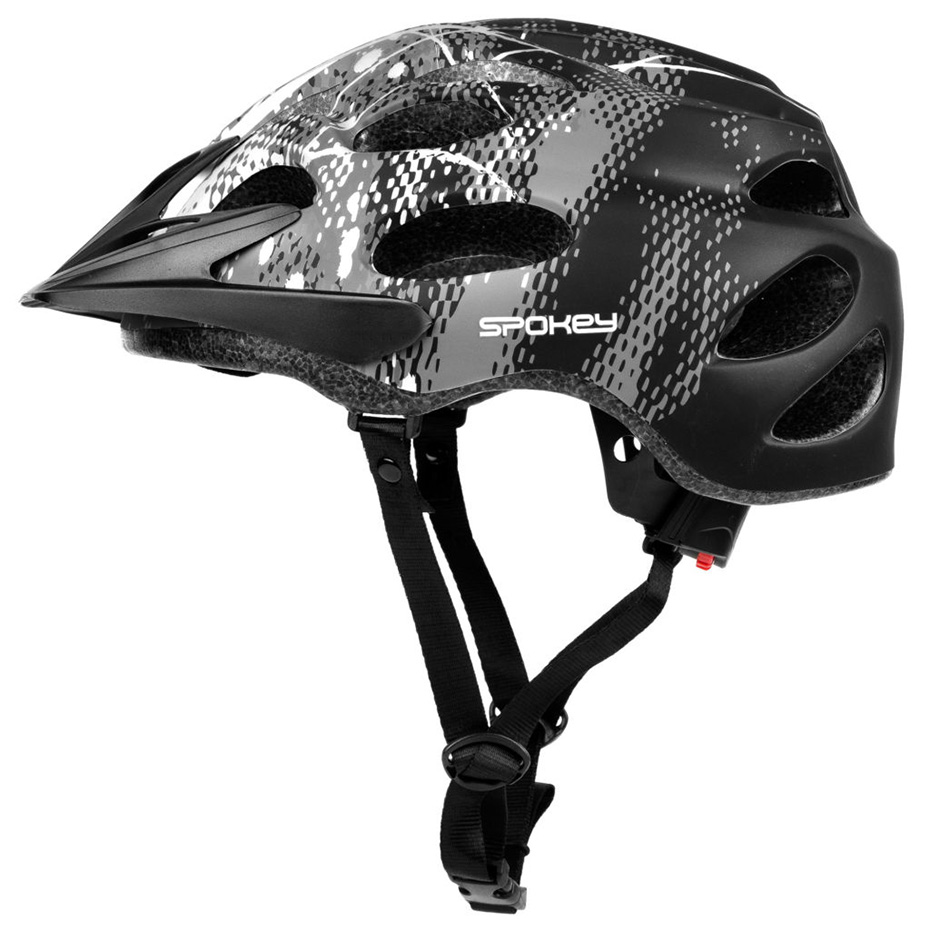 Kask rowerowy Spokey Checkpoint 58-61 cm szaro-czarny 926891 - obrazek 4