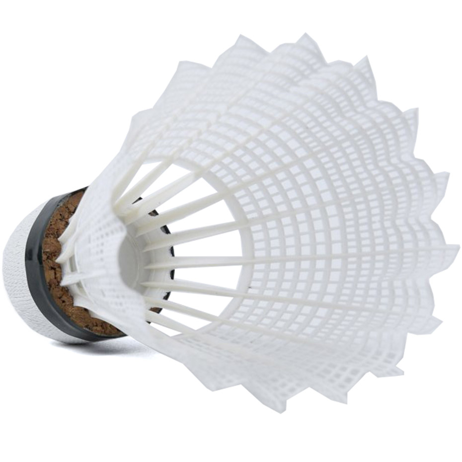 Lotki do badmintona nylon TB011 Teloon SMJ 3 szt. białe - obrazek 2