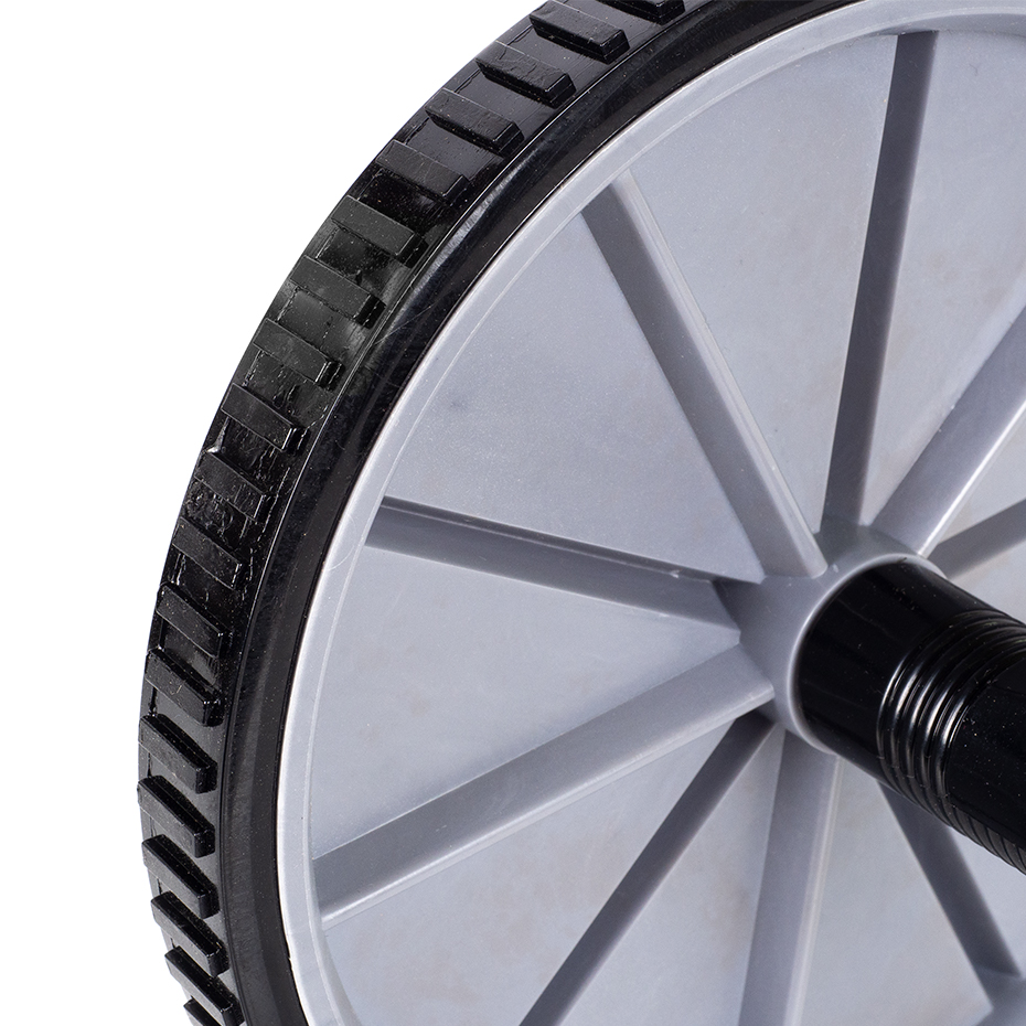 Kółko do ćwiczeń Profit czarno-szare DK 3216 - obrazek 3