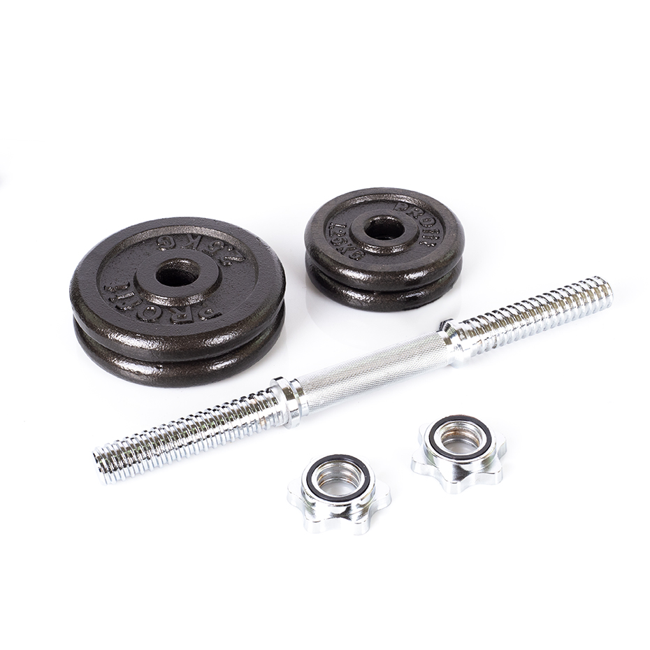 Hantel żeliwny Profit 10 kg DK 4126 - obrazek 3