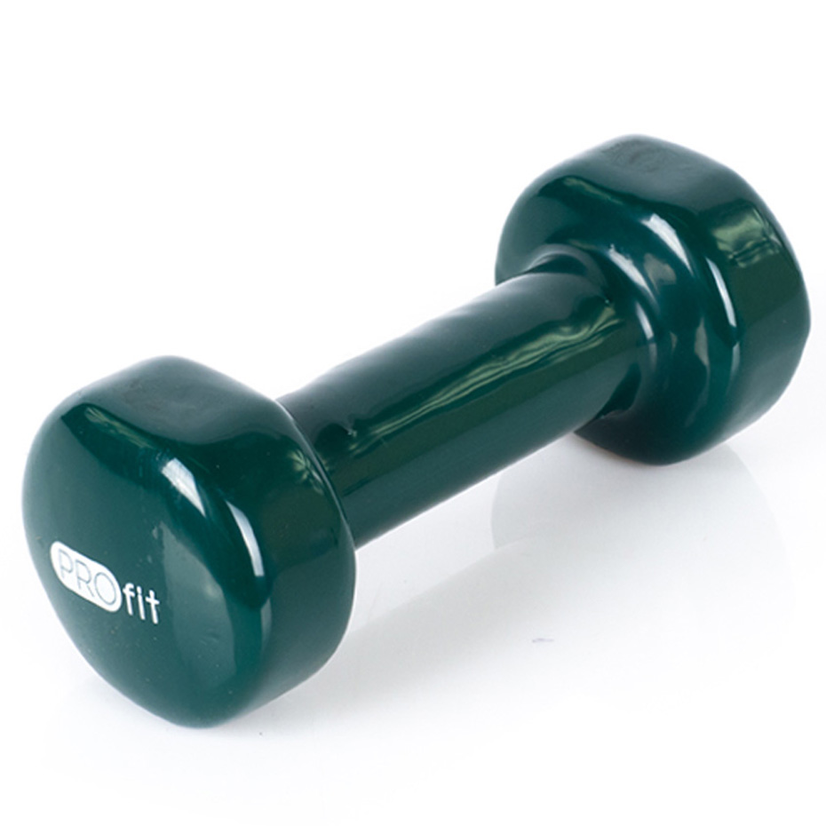 Hantel winylowy Profit 2 kg zielony DK 4102 - obrazek 2