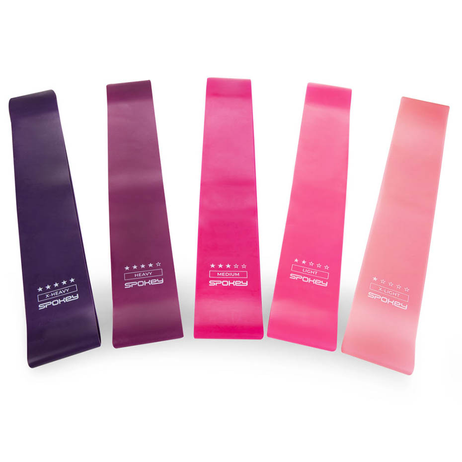 Zestaw gum do ćwiczeń oporowych Spokey 5 szt. 928944 - obrazek 2