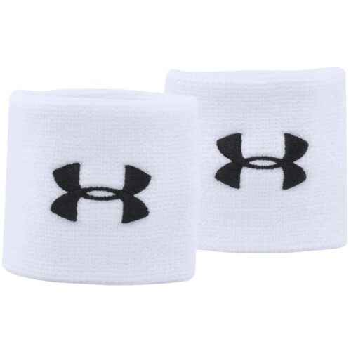 Frotki na rękę Under Armour Performance Wristbands białe 1276991 100