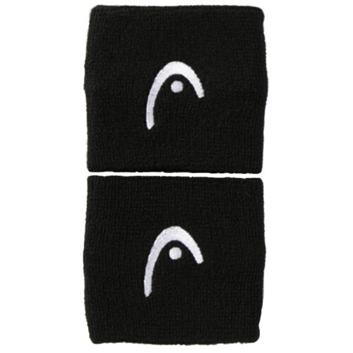 Frotki na rękę Head Wristband czarne 285050