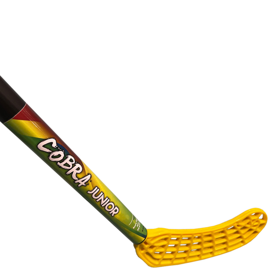 Kij do unihokeja Azetx Cobra Junior HDPE bez owijki 87 cm - obrazek 3