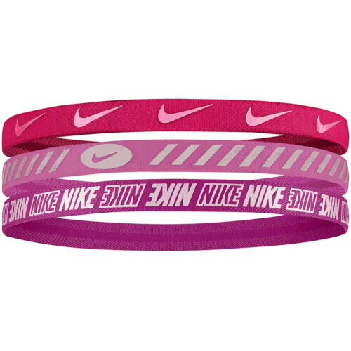 Opaski na włosy Nike Headbands 3.0 różowe N1004527616OS