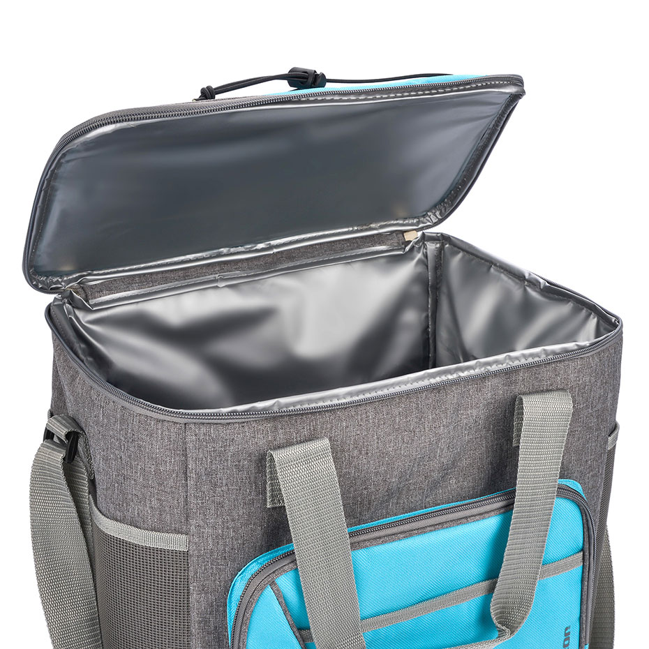 Torba termiczna Meteor Frosty 30L niebiesko-szara 74641 - obrazek 3