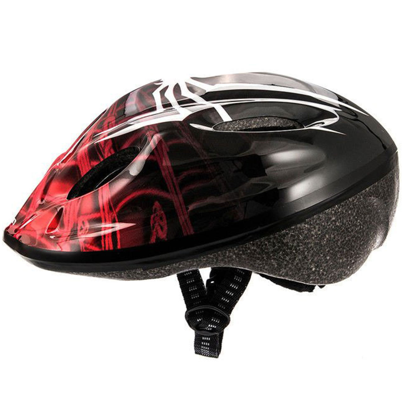 Kask Meteor MV5-2 Spider S 48-52 cm czarno-czerwony 23222 - obrazek 3