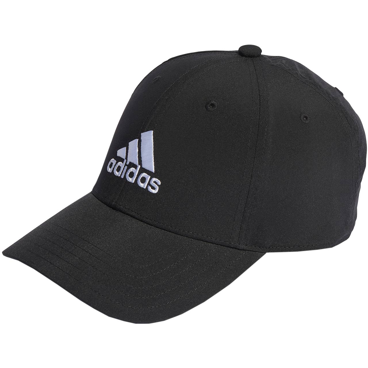 Czapka z daszkiem męska adidas Embroidered Logo Lightweight Baseball czarna OSFM IB3244 - obrazek 3