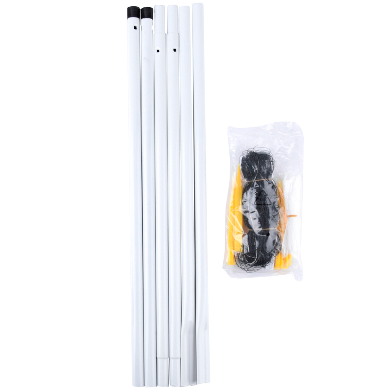 Zestaw do badmintona SMJ Teloon 4 rakiety+2 lotki+siatka+słupki TL001 - obrazek 3