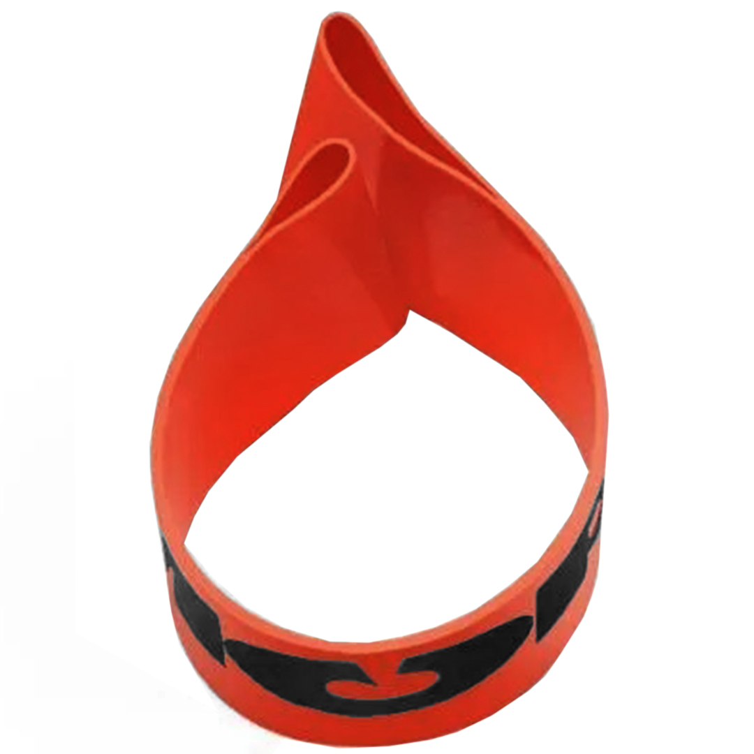 Guma do ćwiczeń Thorn Fit resistance band 500x50x0,95mm medium czerwona - obrazek 2