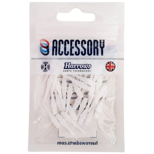 Końcówki Softips Harrows Spare Micro Tip czarne/białe 30 szt.