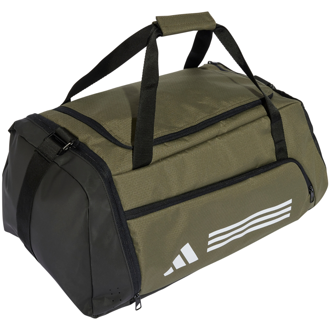 Torba adidas Essentials 3-Stripes Duffel M oliwkowa IZ1918 - obrazek 3