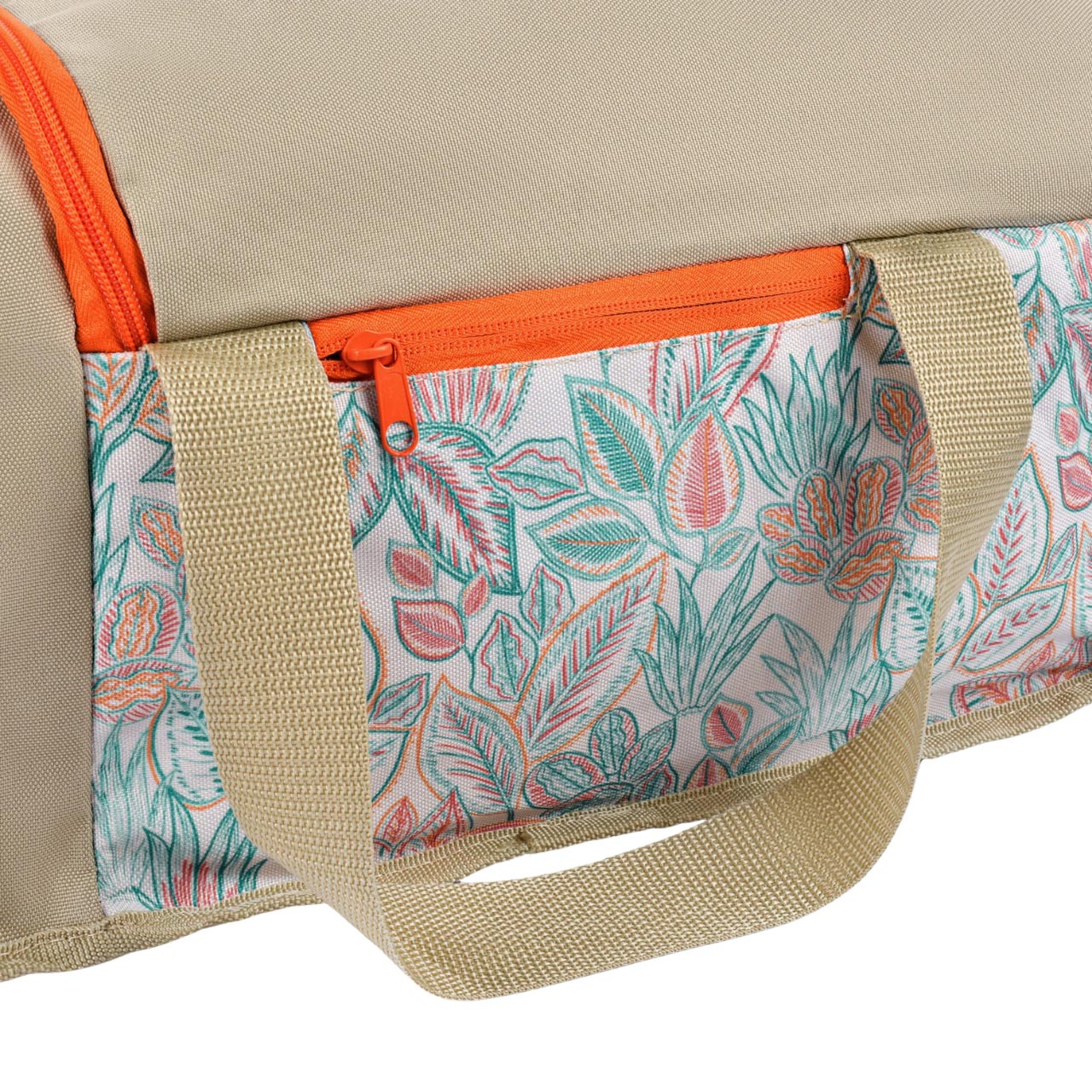 Torba Fitness Meteor Nanuq 20L beżowo-pomarańczowa 16895 - obrazek 3