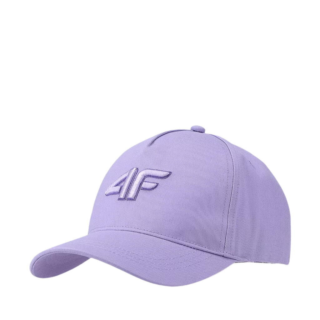 Czapka z daszkiem dla dzieci 4F U388 fioletowa 4FJWSS25ACABU388 51S