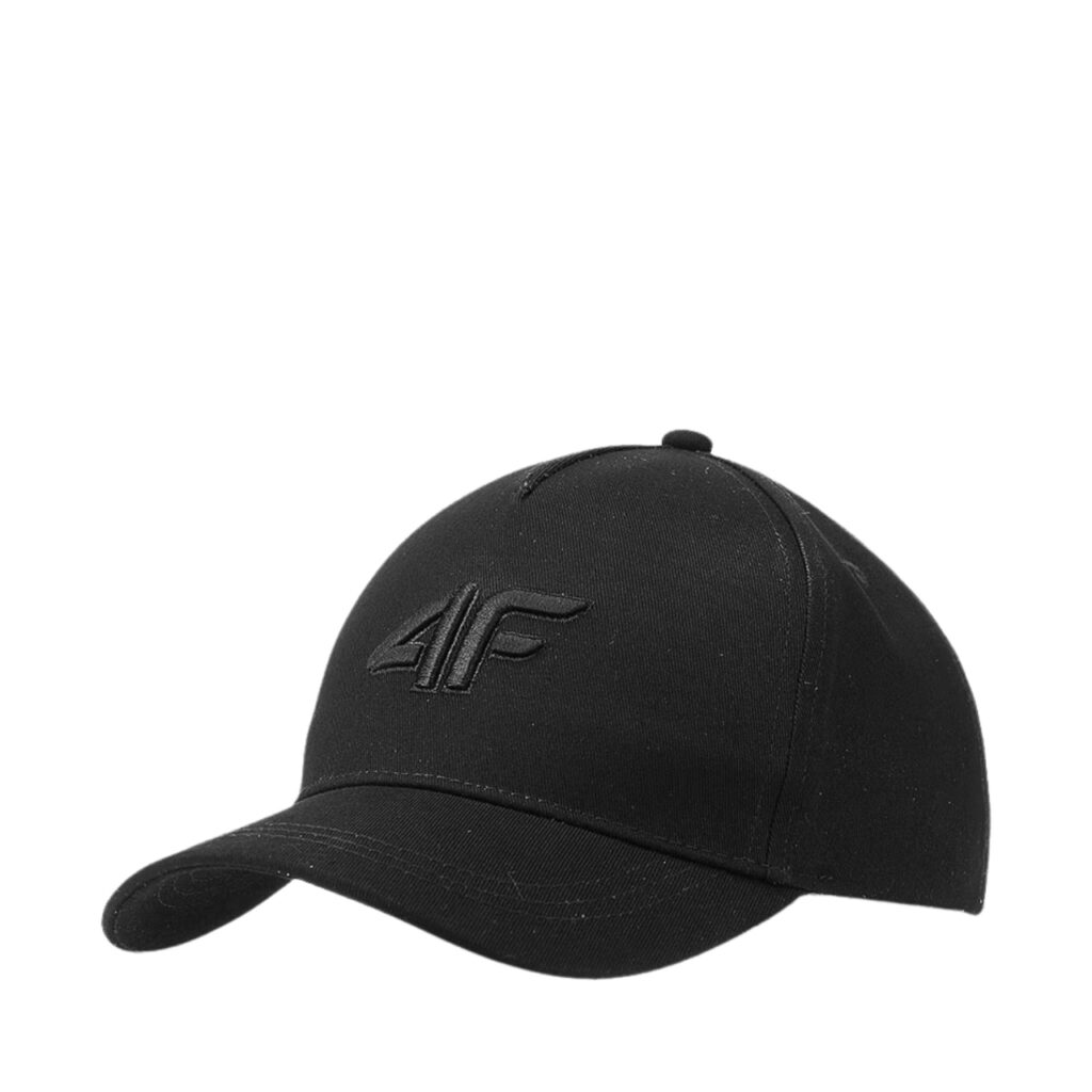 Czapka z daszkiem dla dzieci 4F U388 czarna 4FJWSS25ACABU388 21S