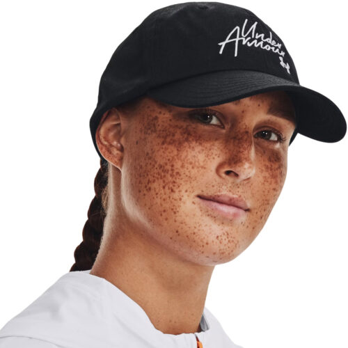 Czapka z daszkiem damska Under Armour Sportstyle Adj OSFM czarna 1369790 003