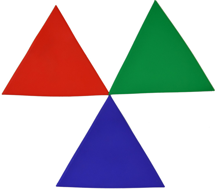 Znacznik na parkiet SMJ trójkąt zielony VFMN-FLTR - obrazek 2