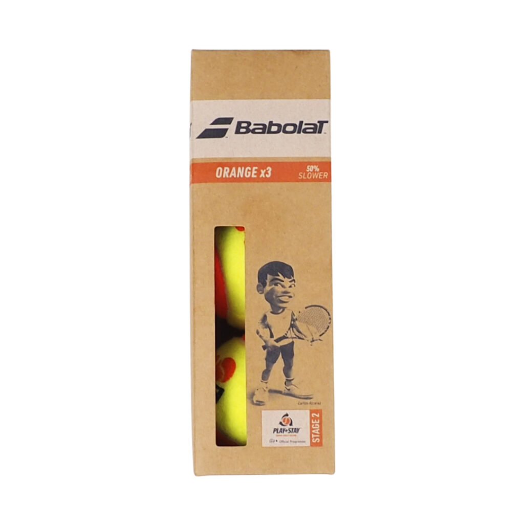 Piłki do tenisa ziemnego Babolat Stage 2 Orange 3 szt. 116070/501066/216315