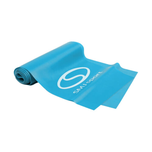 Taśma oporowa fitness Smj 0,40 mm 150x15 cm medium niebieska EX040