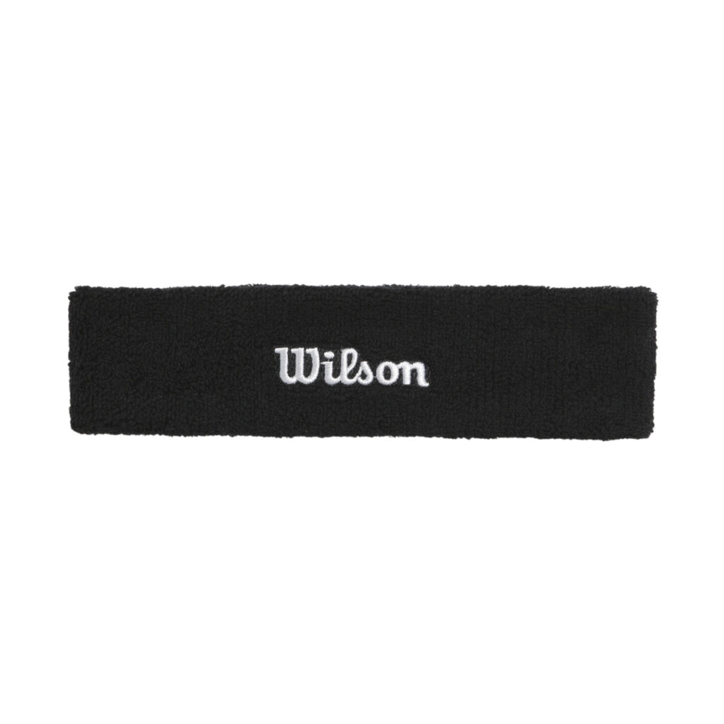 Opaska na głowę Wilson czarna WU00019431BKAOS