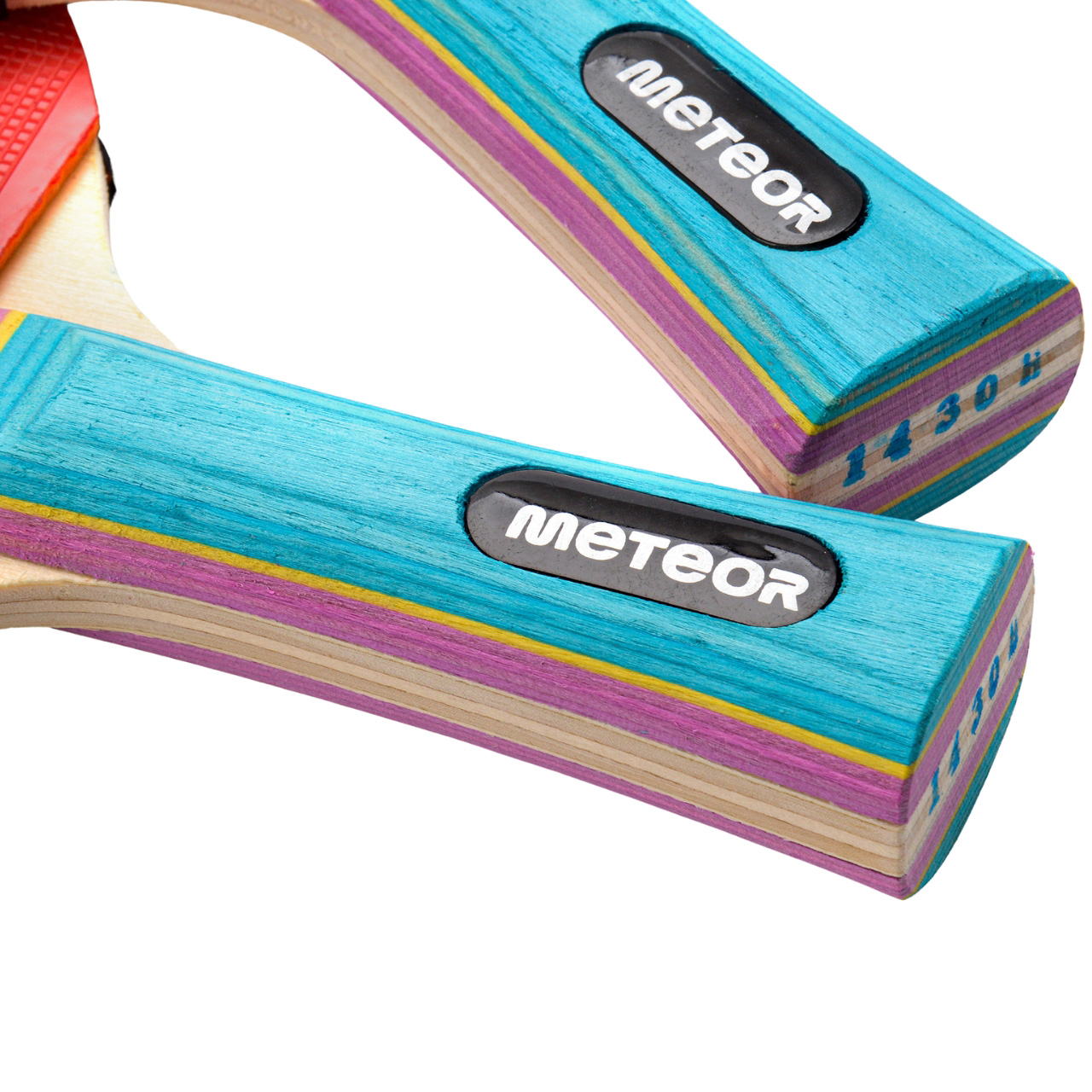 Zestaw do tenisa stołowego Meteor 2 rakietki Zephyr 1*, 3 piłeczki 15021 - obrazek 3