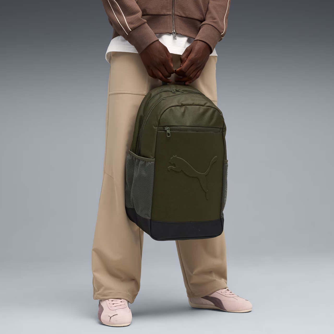 Plecak Puma Buzz khaki 91153 09 - obrazek 4