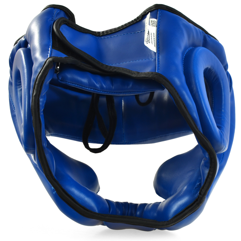 Kask bokserski Profight 705 PU niebieski senior - obrazek 2