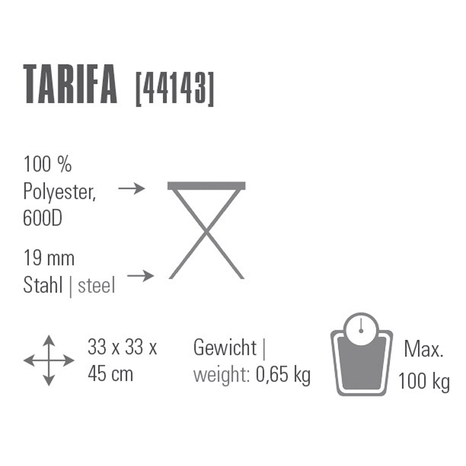 Krzesło-Trójnóg High Peak Tarifa 44143 - obrazek 2