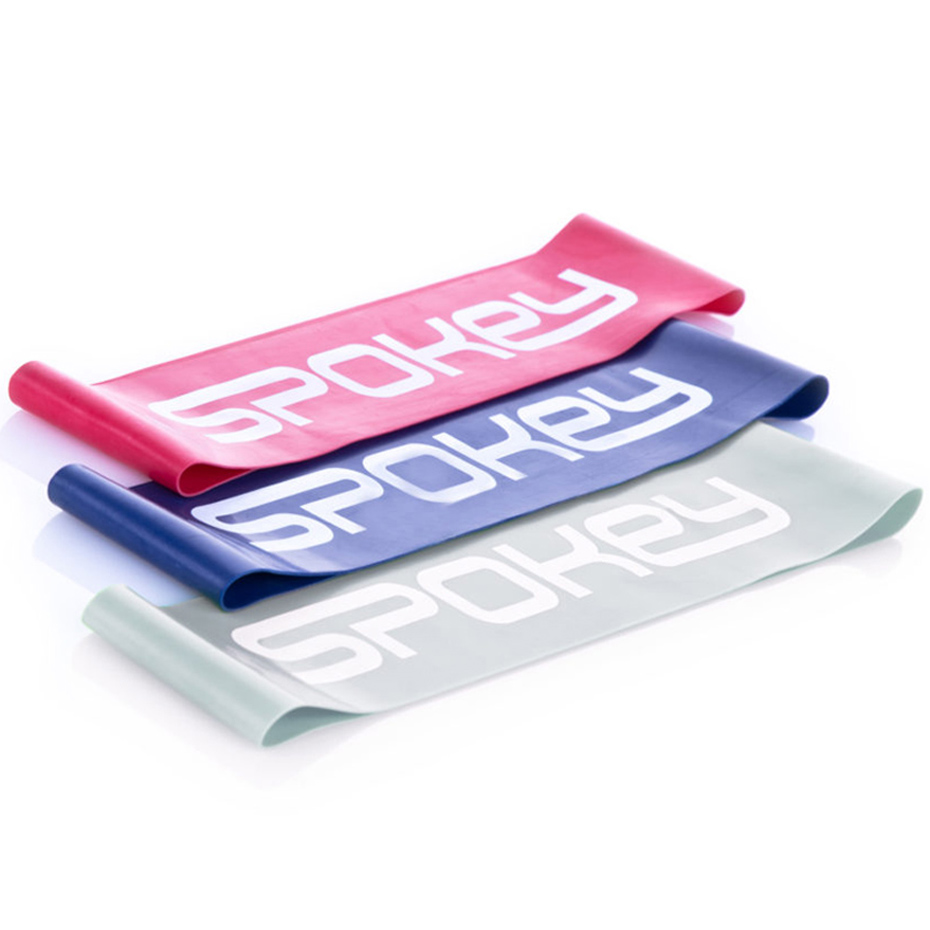 Zestaw mini gum Fitness Rubber Spokey 50x5 cm Flex Set 921007 - obrazek 2