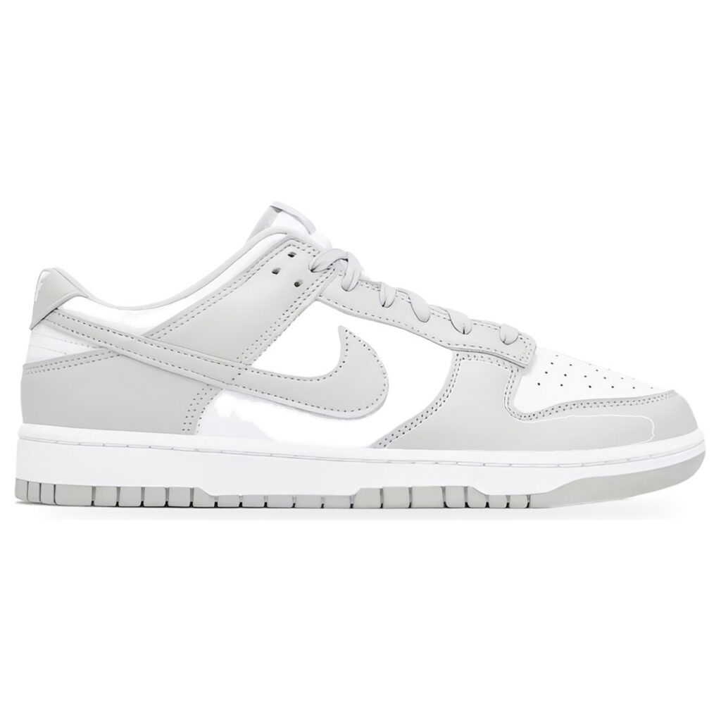 Nike Dunk Low Grey Fog DD1391-103 Szare skórzane sneakersy