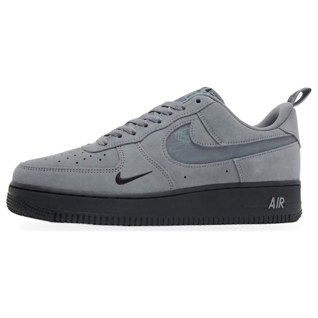 Nike Air Force 1 ’07 LV8 DZ4514‑002 szare zamszowe sneakersy