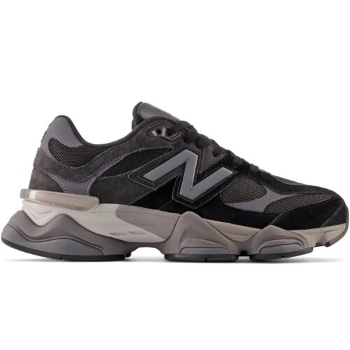 New Balance 9060 Black U9060BLK Czarne zamszowe sneakersy