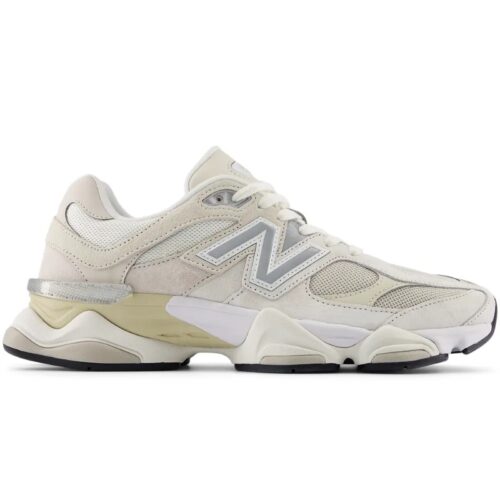 New Balance 9060 Sea Salt U9060WHT Białe zamszowe sneakersy