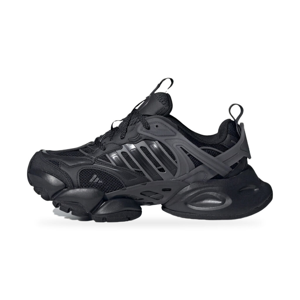 adidas XLG Runner Deluxe Black Grey JR3086 Czarne sneakersy