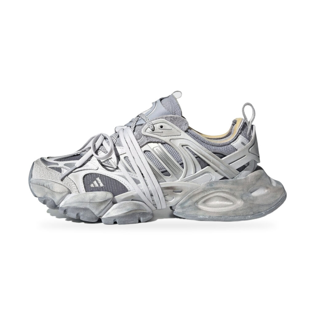 adidas XLG Runner Deluxe Wonder Grey JR9633 Szare sneakersy