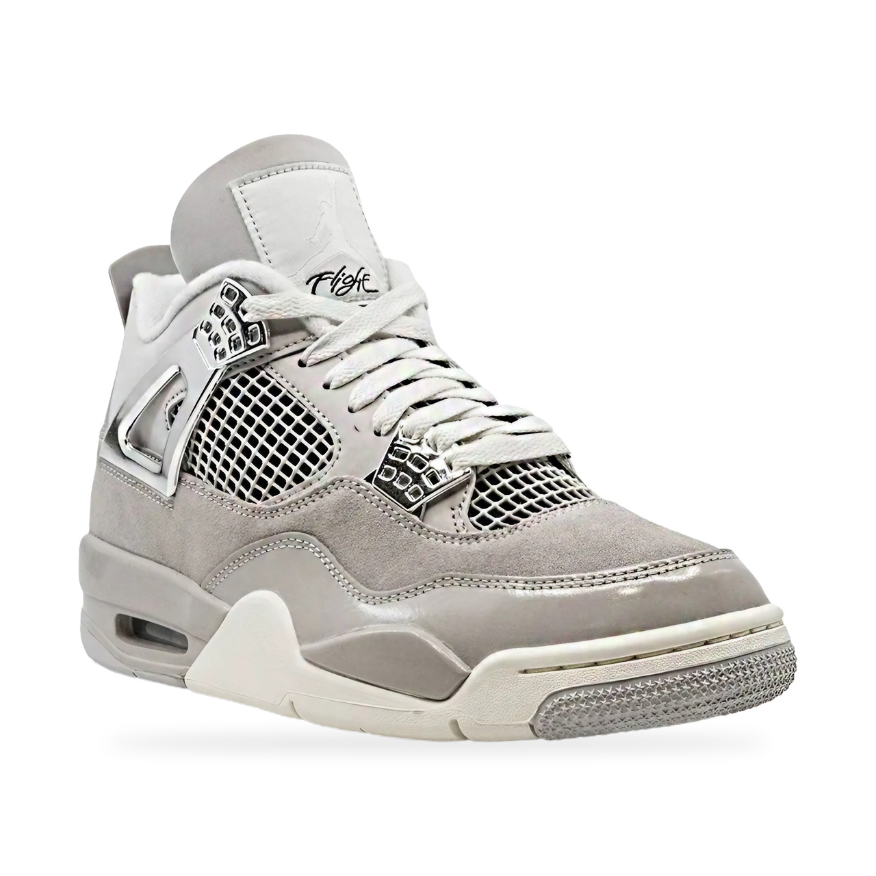 Air Jordan 4 Retro Frozen Moments AQ9129-001 Beżowo-szare zamszowe sneakersy